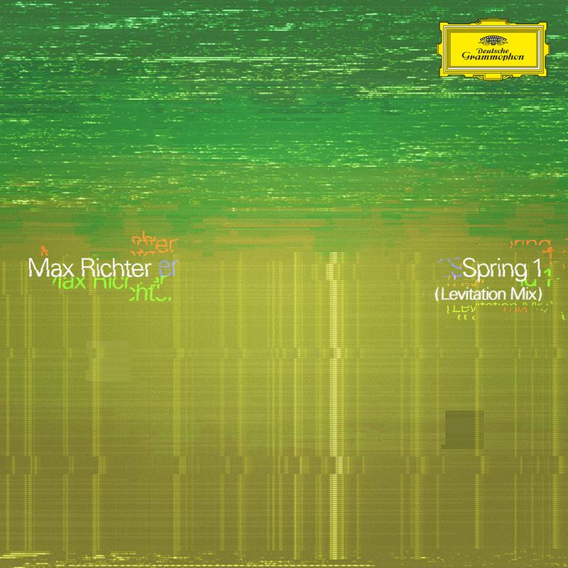 绿色抽象纹理构成的 Max Richter《Spring 1》封面